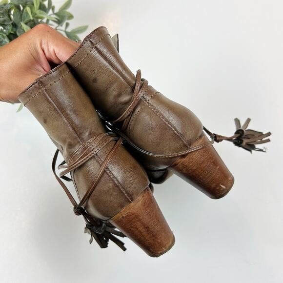 Azaleia Chunky Heeled Booties Size 39 / 8.5 - Picture 8 of 9